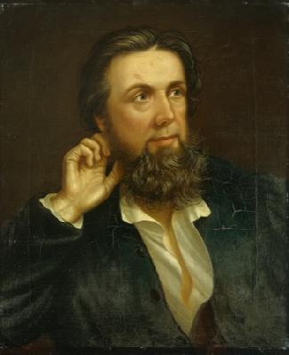 William Roos Welsh-language poet John Jones oil painting image
